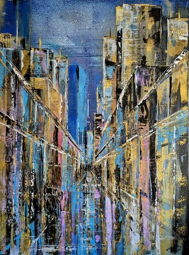 Streets 1 2 3 by Petra Erengil, 絵画 for Sale on Singulart