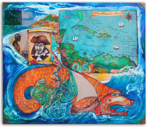 Kolonialwaren von Georg Perakis "Stukart", Textil kaufen auf Singulart