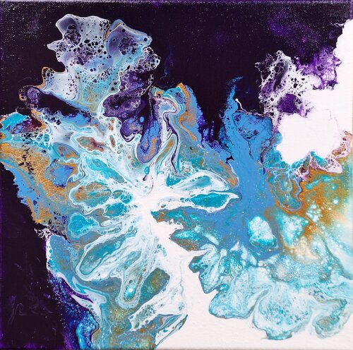 Bluebi di Kamran Kazemi, Pittura in vendita su Singulart