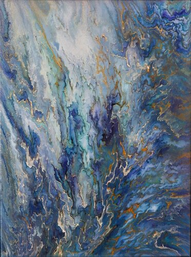 Sora ((Japanese for “sky”) di Kamran Kazemi, Pittura in vendita su Singulart