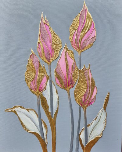 Tulips von Alla Faber, Malerei kaufen auf Singulart