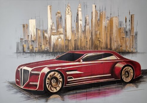 Luxury in Motion von Alla Faber, Malerei kaufen auf Singulart