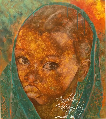 In a raging world di Angelika Hassenpflug, Pittura in vendita su Singulart
