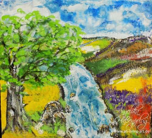 Sommer di Angelika Hassenpflug, Pittura in vendita su Singulart
