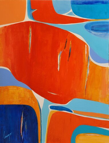 "Bleurange" (2) di Laurence Moretto, Pittura in vendita su Singulart