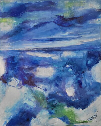 "Ciel et terre confondus" di Laurence Moretto, Pittura in vendita su Singulart