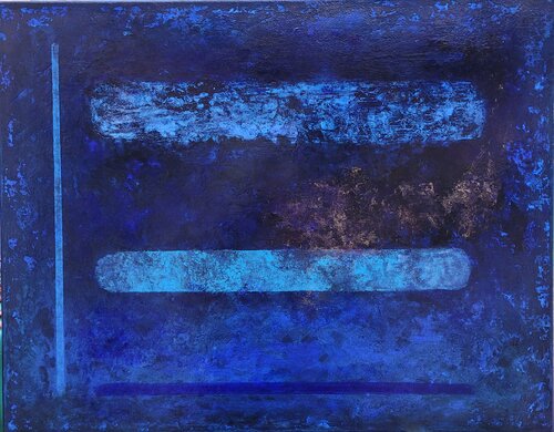"Zone bleue" di Laurence Moretto, Pittura in vendita su Singulart