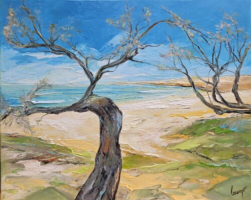 "Arbres maritimes" (La Teste de Buch/ Gironde/France) by Laurence Moretto, Painting for Sale on Singulart