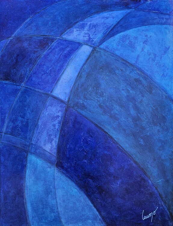 "Méditation bleue" Laurence Moretto