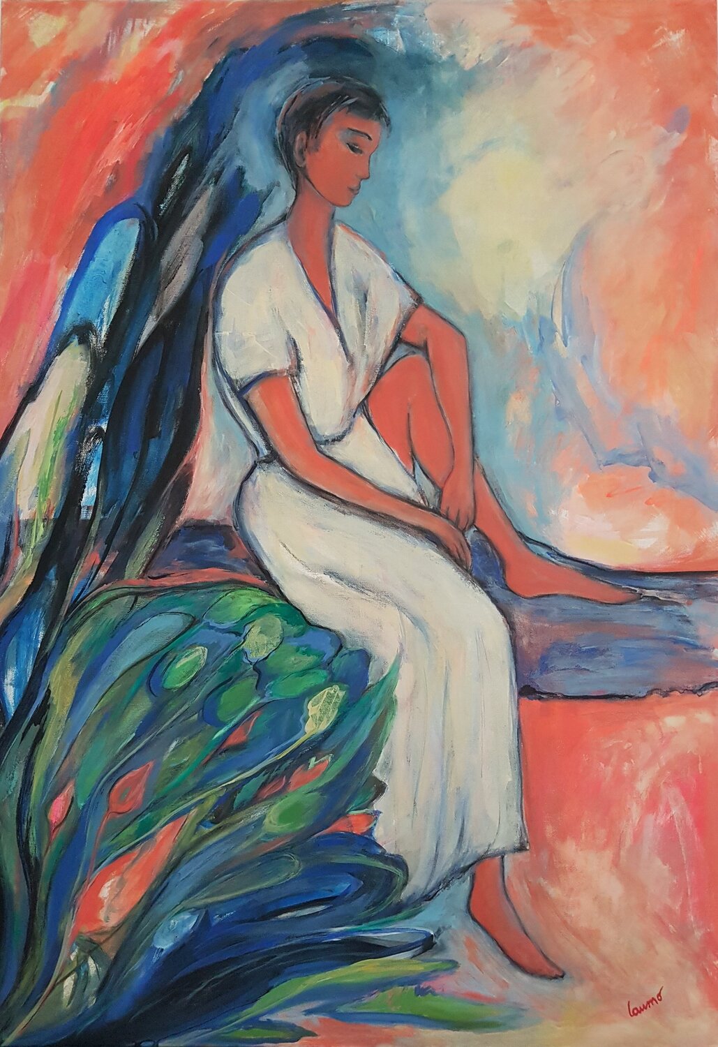 "Pensive" Laurence Moretto