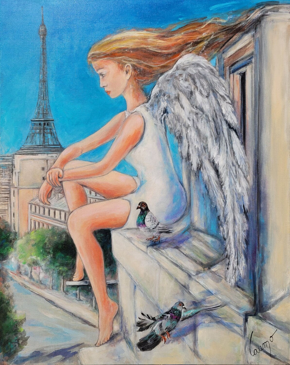 "Un ange sur Paris" Laurence Moretto