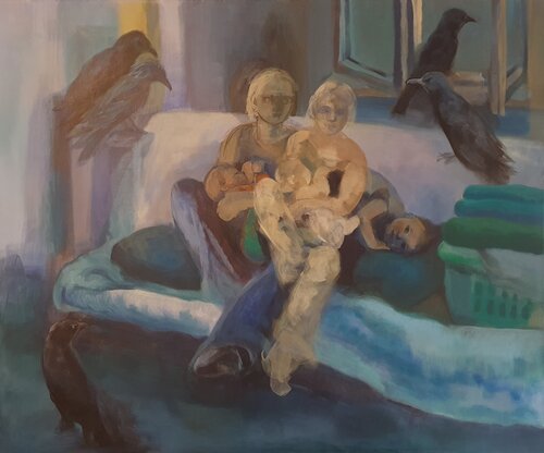 The second child van Sarah Hamm, Schilderij te koop op Singulart