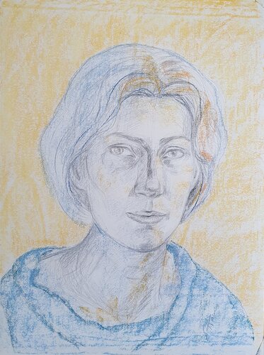 Selbstporträt by Sarah Hamm, Work on Paper for Sale on Singulart