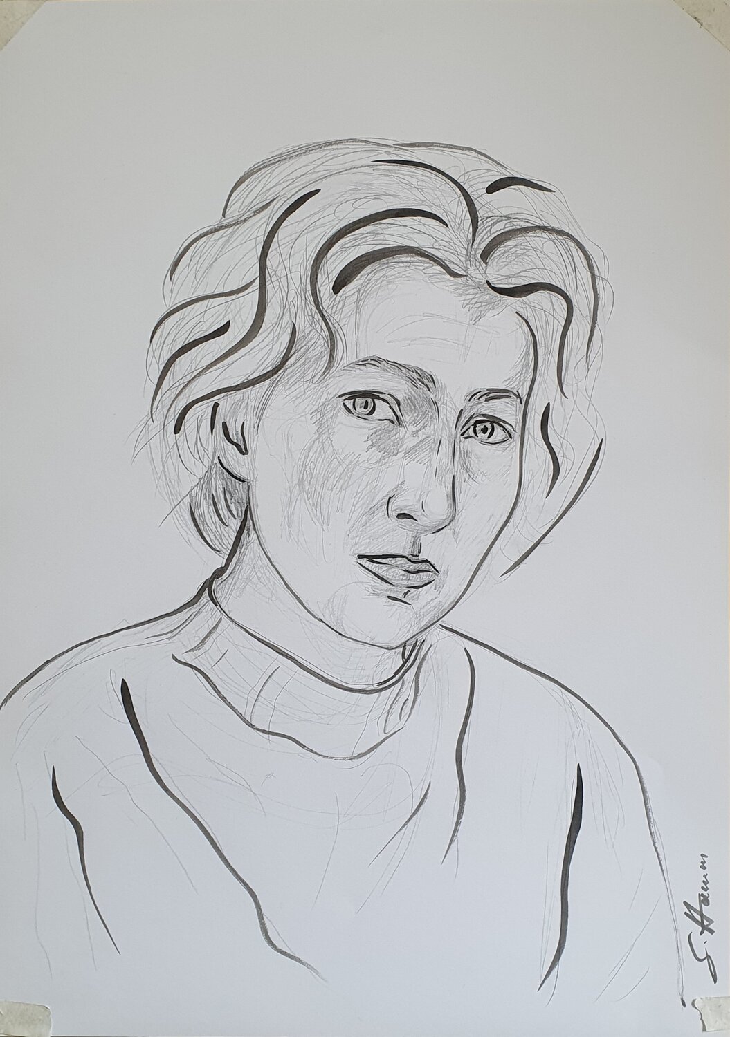 Selbstporträt Sarah Hamm