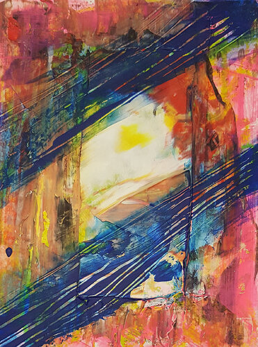 "Spannung - Tension" van Edith Sandhofer, Werk op papier te koop op Singulart