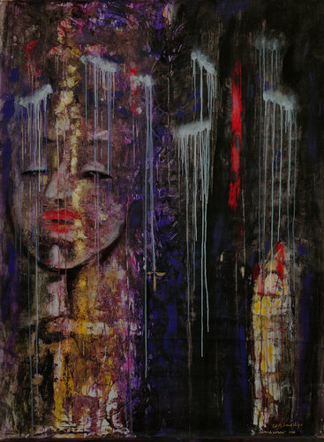 SPIRITUALITÄT par Edith Sandhofer, Peinture en vente sur Singulart