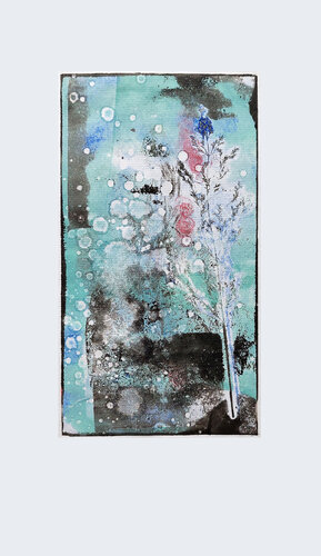 "spirit of nature" 20x10,5 by Edith Sandhofer, 종이 for Sale on Singulart