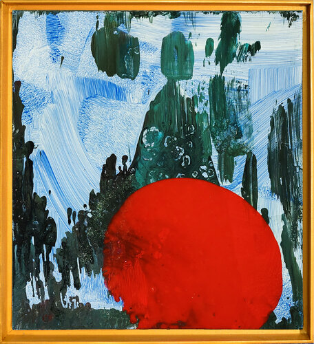 "hinter dem Horizont" de Edith Sandhofer, Pintura a la venta en Singulart