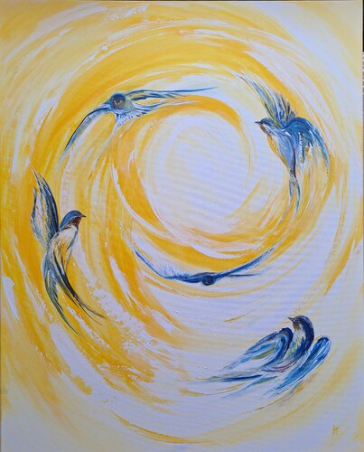 Pures Glück by Henriette Lorkowski, Painting for Sale on Singulart