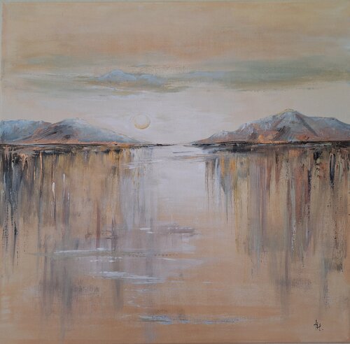 Mysty Water by Henriette Lorkowski, 회화 for Sale on Singulart