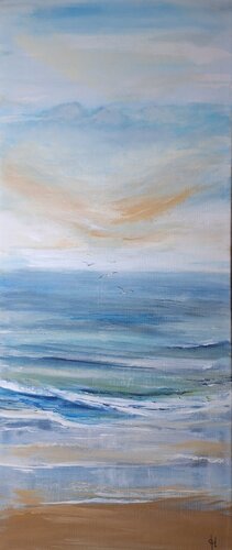 Zwischen Himmel und Meer di Henriette Lorkowski, Pittura in vendita su Singulart