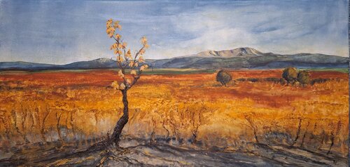 Im Weinland by Henriette Lorkowski, Painting for Sale on Singulart