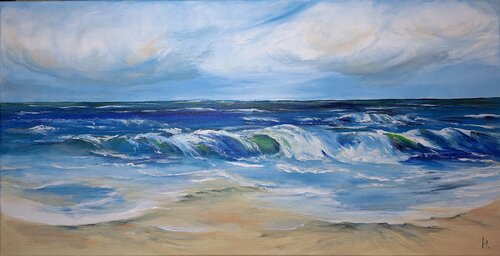 Frische Seeluft van Henriette Lorkowski, Schilderij te koop op Singulart