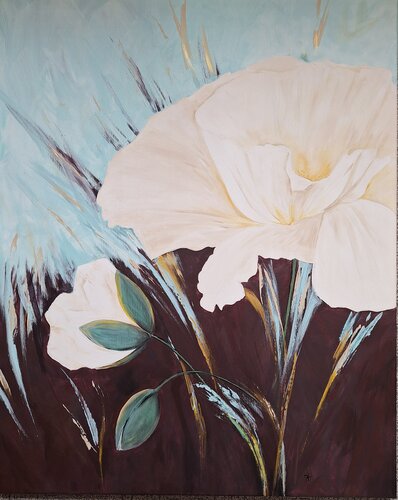 Entfaltung zum Licht  1 van Henriette Lorkowski, Schilderij te koop op Singulart