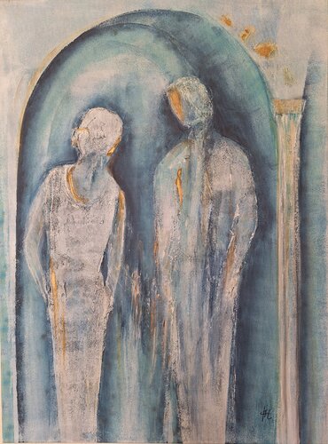 Begegnung by Henriette Lorkowski, Painting for Sale on Singulart