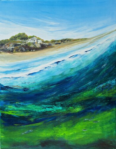 Dive in by Henriette Lorkowski, 회화 for Sale on Singulart