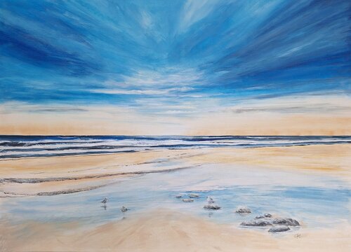 Morgen am Meer by Henriette Lorkowski, Painting for Sale on Singulart
