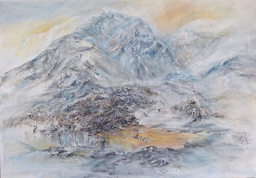 Wilde Bergwelt by Henriette Lorkowski, Painting for Sale on Singulart