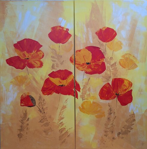 Summer Vibes par Henriette Lorkowski, Peinture en vente sur Singulart