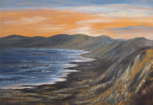 Abends an der Nordsee par Henriette Lorkowski, Peinture en vente sur Singulart