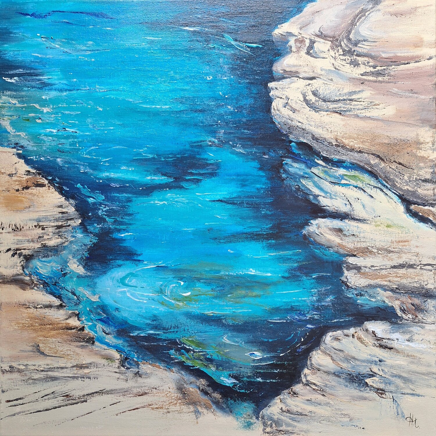 Bucht auf Korsika Henriette Lorkowski