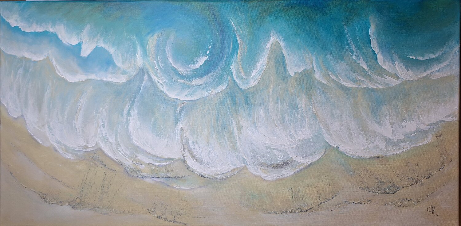 Wellen am Strand Henriette Lorkowski