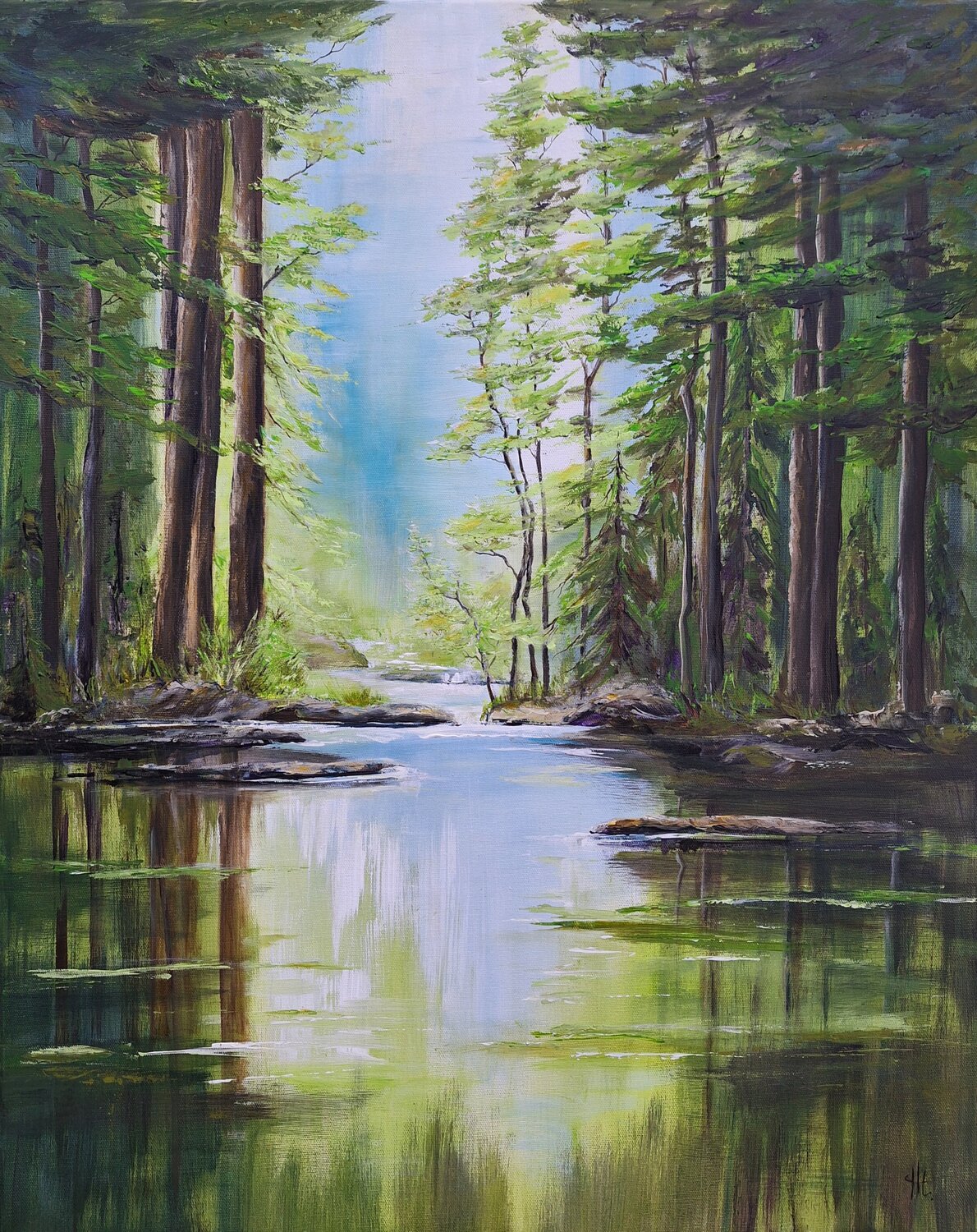 Stiller Waldsee Henriette Lorkowski