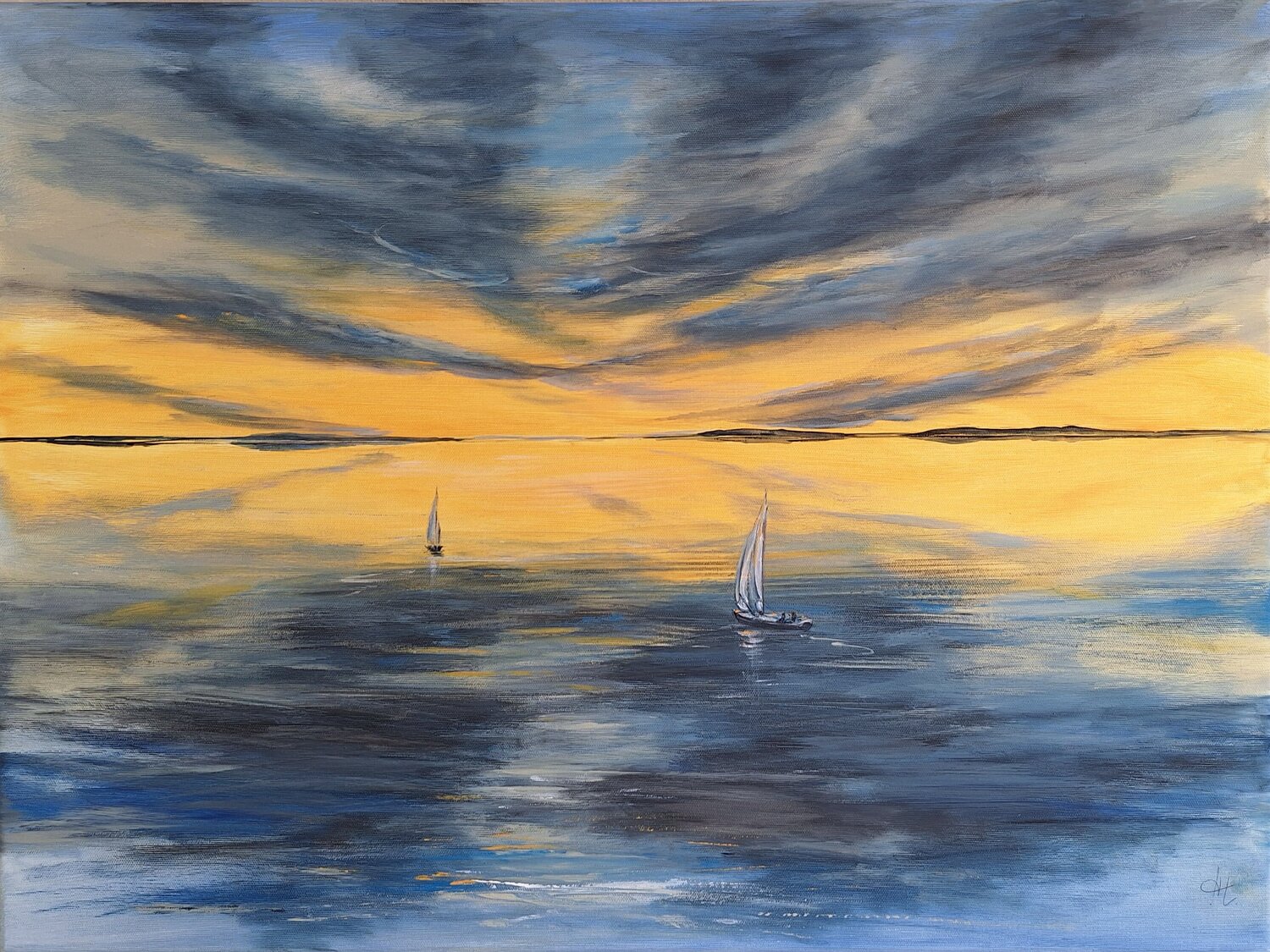 Begegnung im Abendlicht Henriette Lorkowski