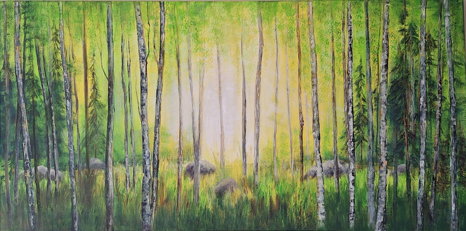 Leuchtender Wald Henriette Lorkowski