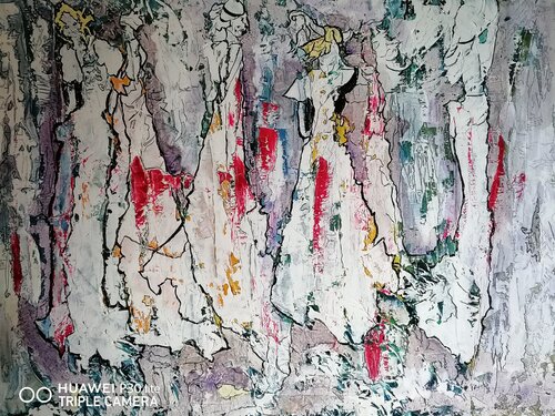 le bal fantastique van Christiane Benoit, Schilderij te koop op Singulart
