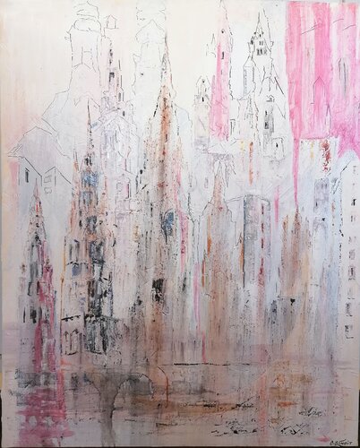 rêve d'architecture von Christiane Benoit, Malerei kaufen auf Singulart