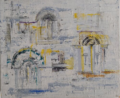 Pierres d'antan de Christiane Benoit, Pintura a la venta en Singulart