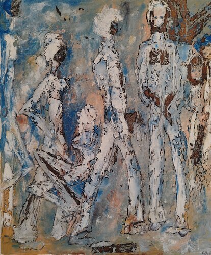 jeunesse dorée ? von Christiane Benoit, Malerei kaufen auf Singulart