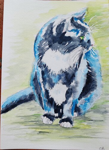 " Je vois tout " di Christiane Benoit, Opera su carta in vendita su Singulart