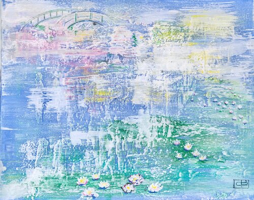 Impression "nénuphars" von Christiane Benoit, Malerei kaufen auf Singulart