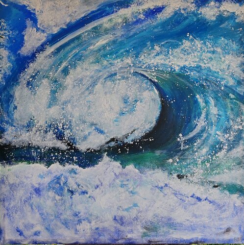 Nouvelle vague by Christiane Benoit, Painting for Sale on Singulart