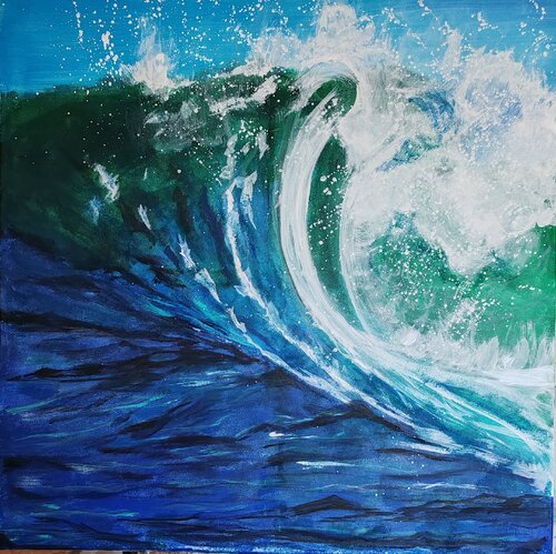 vague ter van Christiane Benoit, Schilderij te koop op Singulart