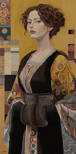 Demi-mondaine di Elisabeth Mione, Pittura in vendita su Singulart