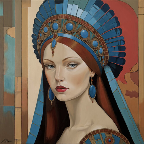Théodora by Elisabeth Mione, 회화 for Sale on Singulart