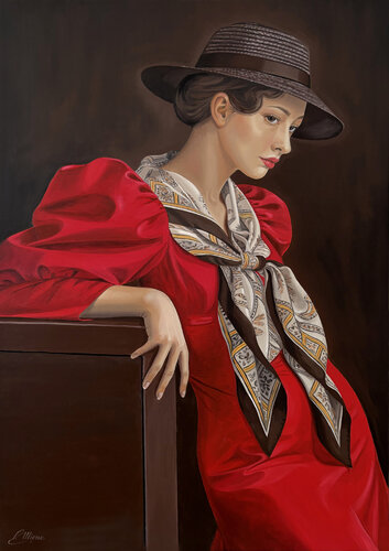Gabrielle par Elisabeth Mione, Peinture en vente sur Singulart